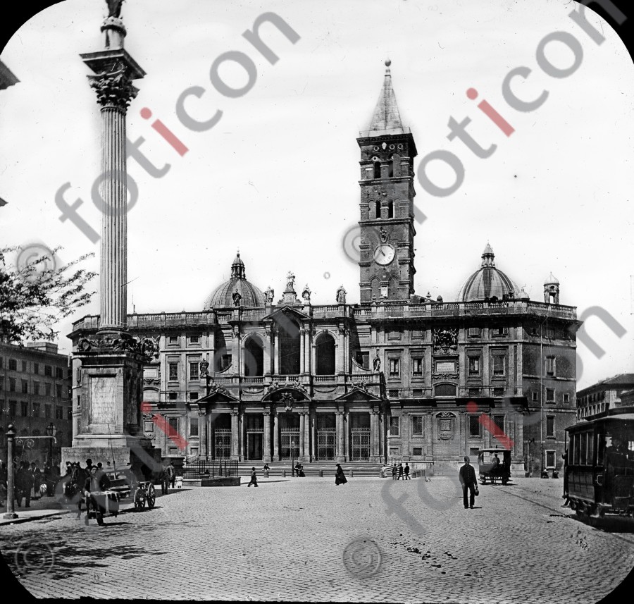 Santa Maria Maggiore - Foto foticon-simon-033-029-sw.jpg | foticon.de - Bilddatenbank für Motive aus Geschichte und Kultur